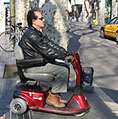 Silla de ruedas eléctrica scooter